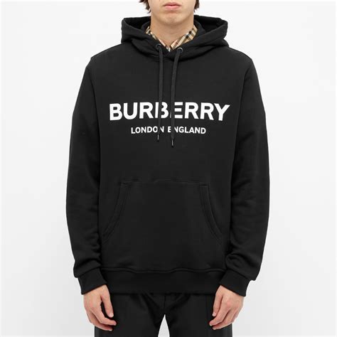 burberry 8009509|Burberry Lexstone Logo Hoody Black .